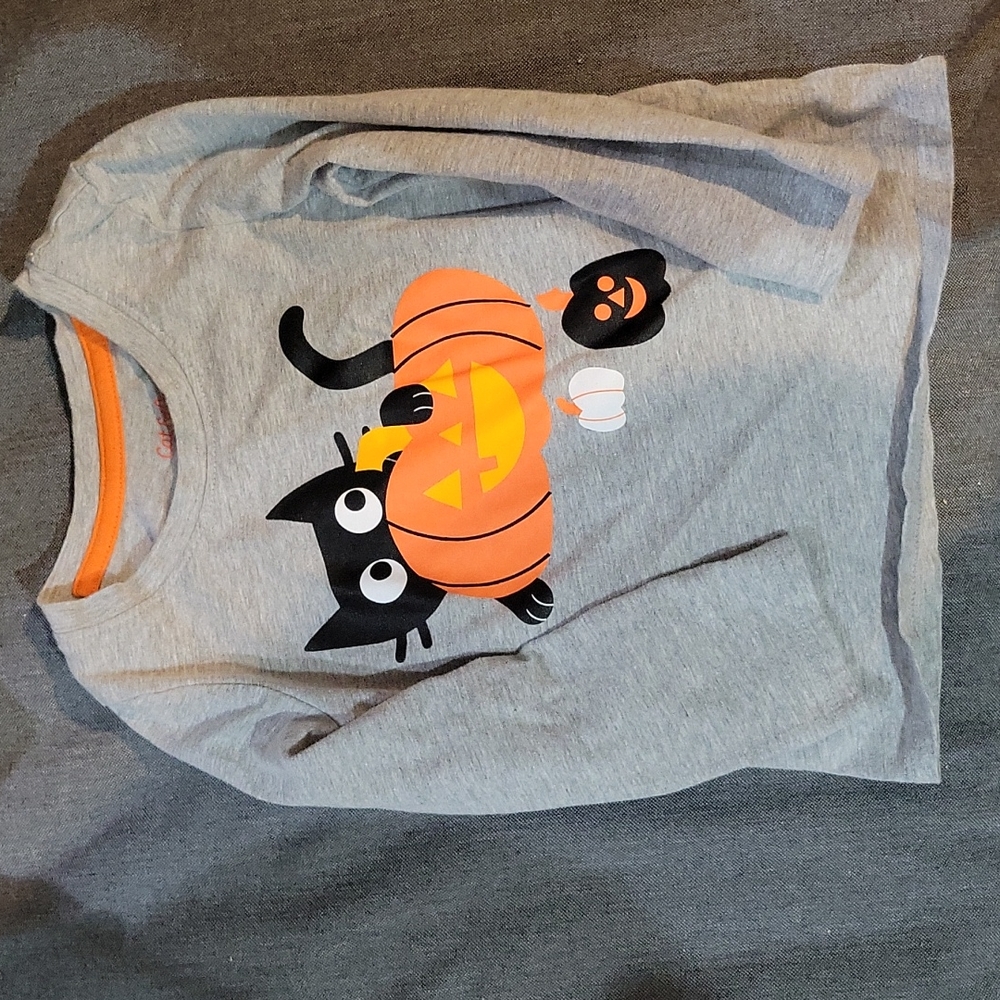 Cat & Jack Halloween t-shirt and legging combo